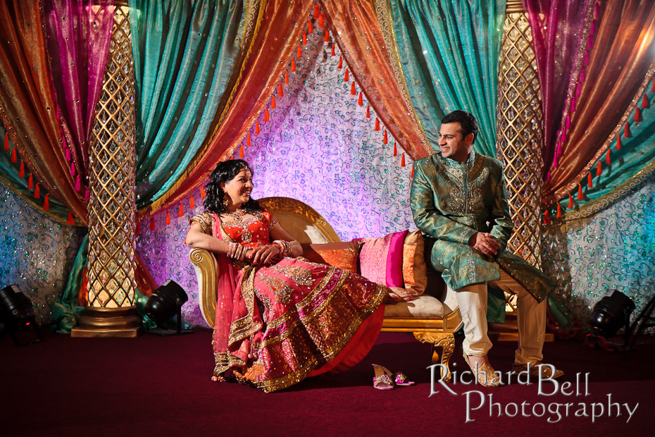 Tiru Vandana's wedding events culminated with a grand reception Saturday